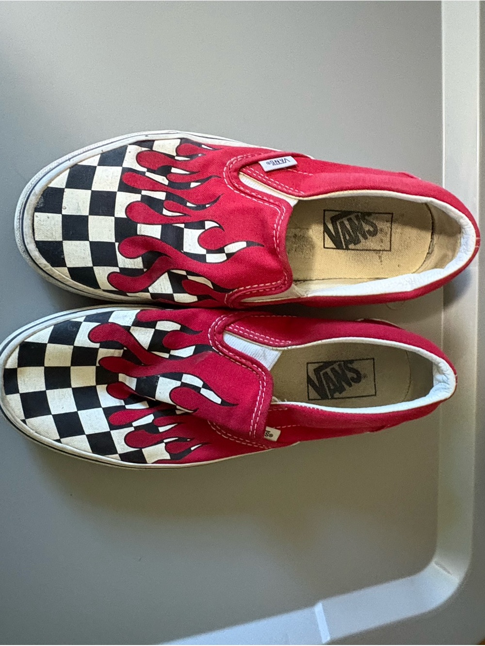 Vans drip Checkerboard Slip-Ons